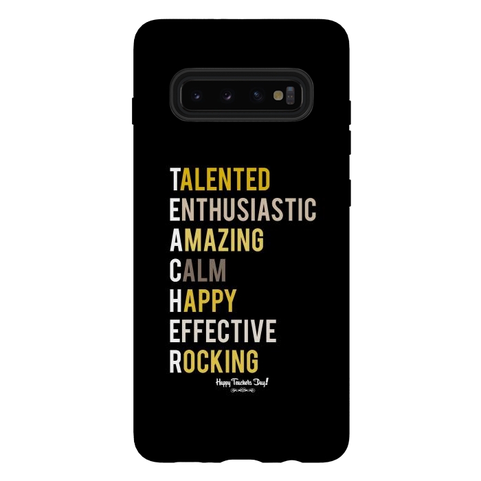 Galaxy S10 plus StrongFit teacher quote by TMSarts