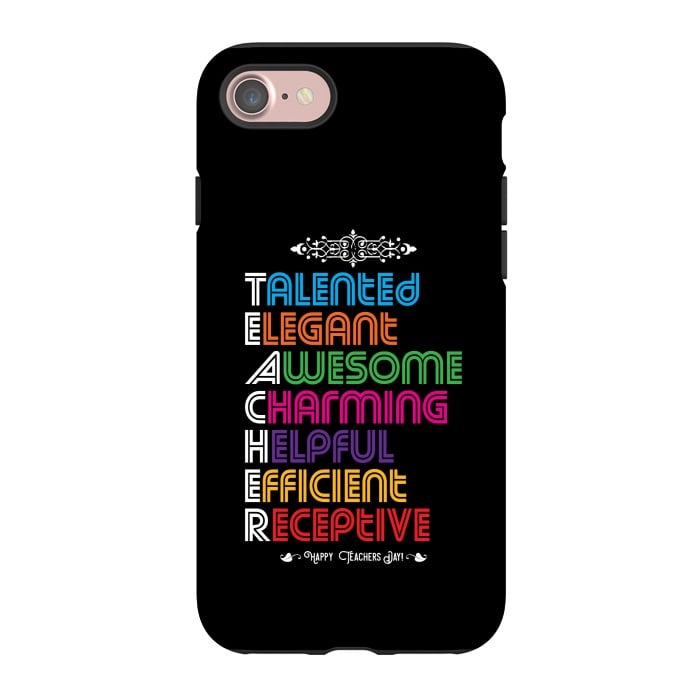 iPhone 7 StrongFit happy teacher day by TMSarts