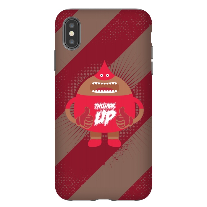 iPhone Xs Max StrongFit thumbs up boxer by TMSarts