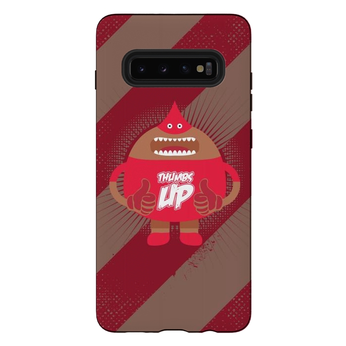 Galaxy S10 plus StrongFit thumbs up boxer by TMSarts