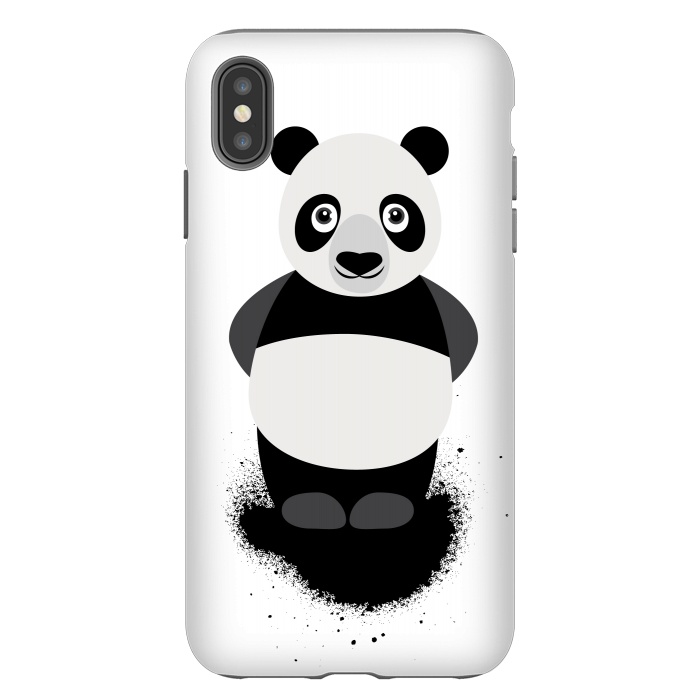 iPhone Xs Max StrongFit standing panda by TMSarts