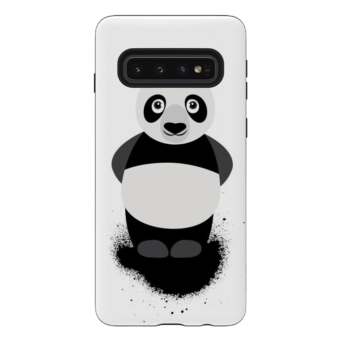Galaxy S10 StrongFit standing panda by TMSarts