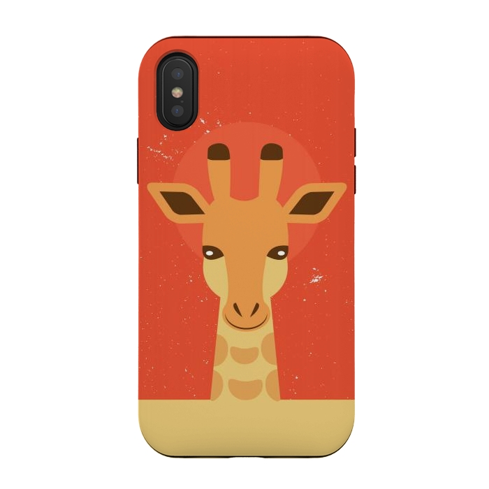 iPhone Xs / X StrongFit the giraffe by TMSarts