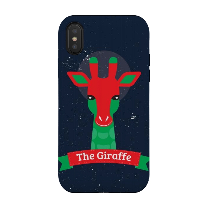 iPhone Xs / X StrongFit giraffe by TMSarts