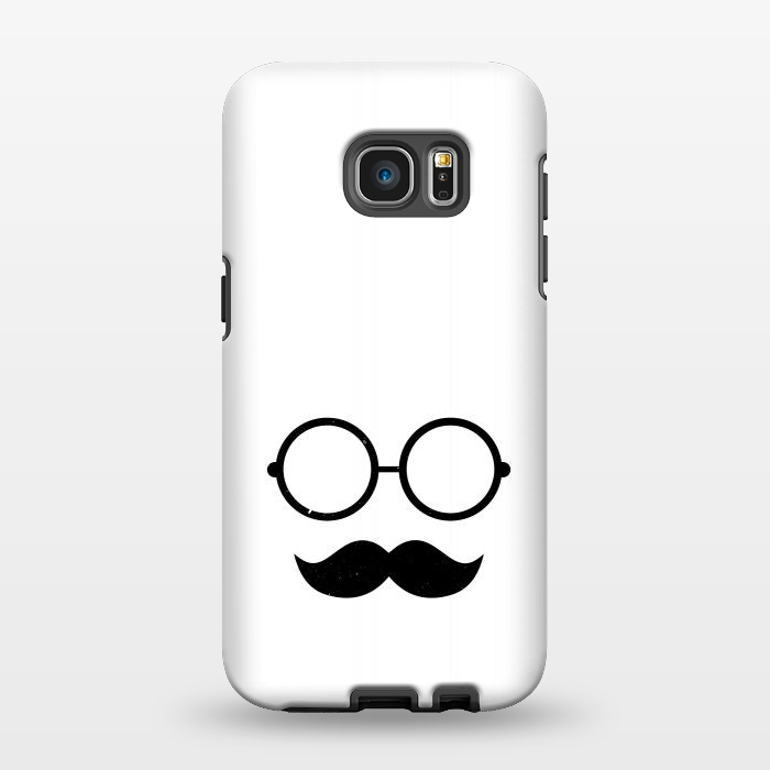 Galaxy S7 EDGE StrongFit cool mustache by TMSarts