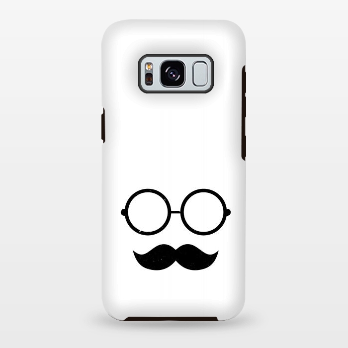 Galaxy S8 plus StrongFit cool mustache by TMSarts