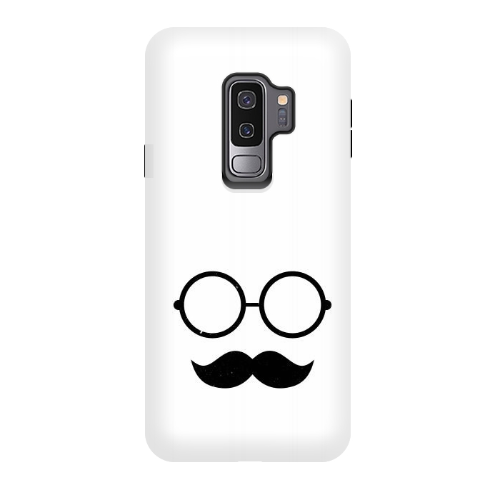 Galaxy S9 plus StrongFit cool mustache by TMSarts