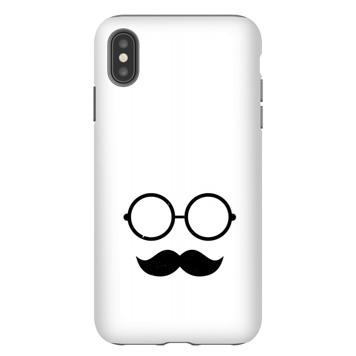 iPhone Xs Max StrongFit cool mustache by TMSarts