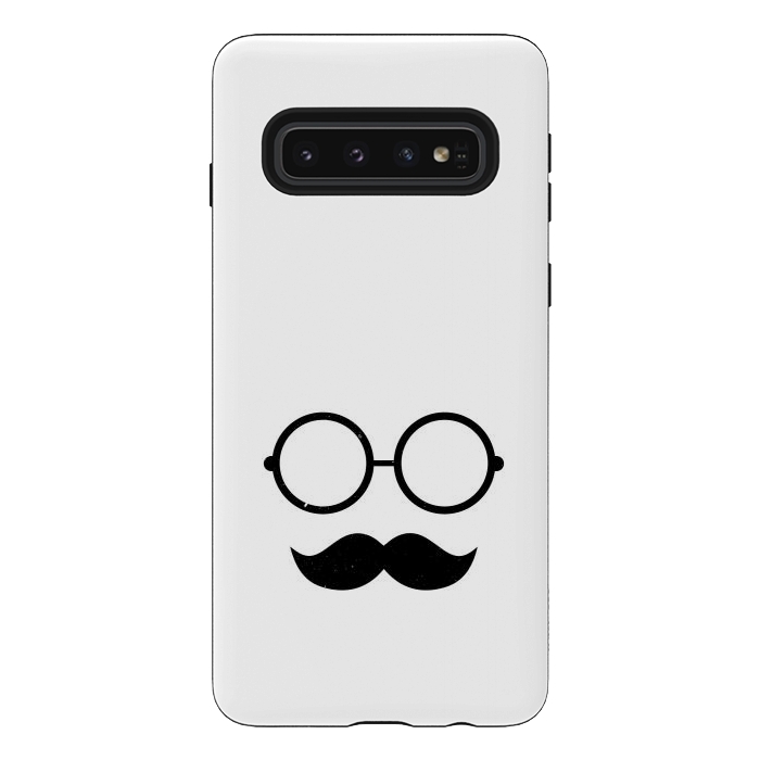 Galaxy S10 StrongFit cool mustache by TMSarts
