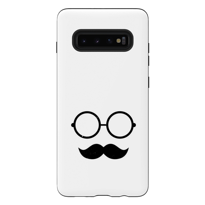Galaxy S10 plus StrongFit cool mustache by TMSarts