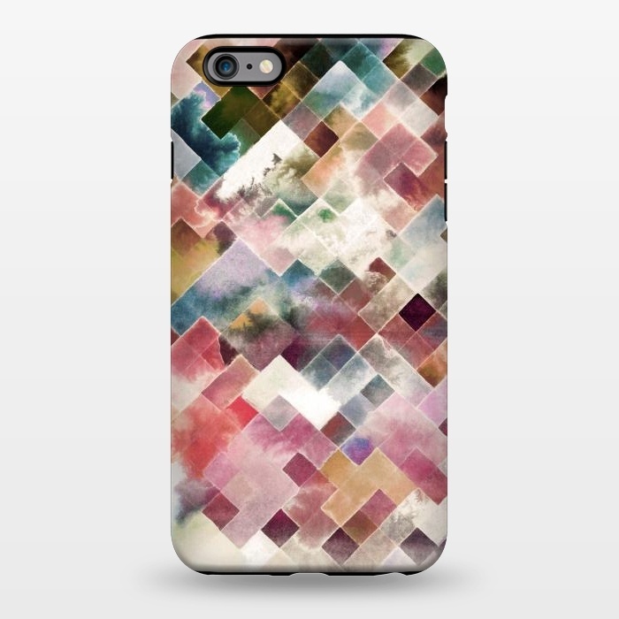iPhone 6/6s plus StrongFit Moody Geometry Multicolored by Ninola Design