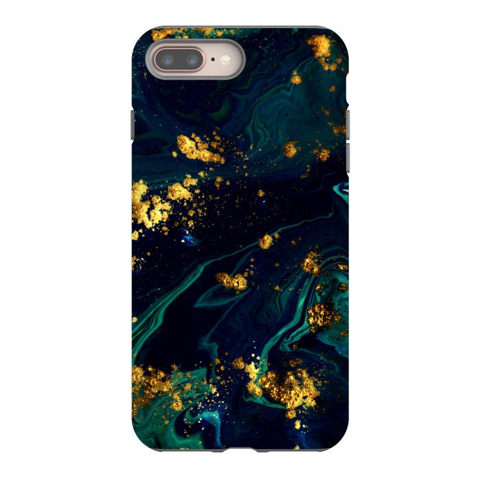 iPhone 7 plus StrongFit Golden Sparks In The Sea by ArtsCase