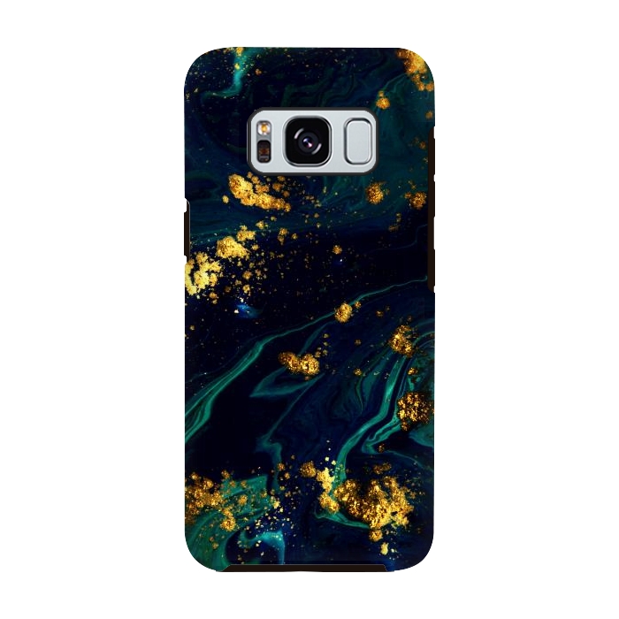 Galaxy S8 StrongFit Golden Sparks In The Sea by ArtsCase