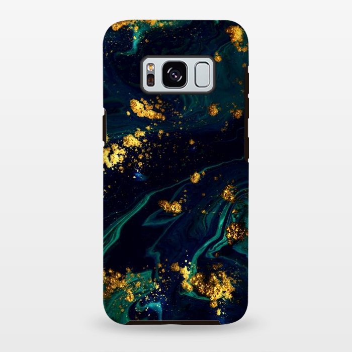 Galaxy S8 plus StrongFit Golden Sparks In The Sea by ArtsCase