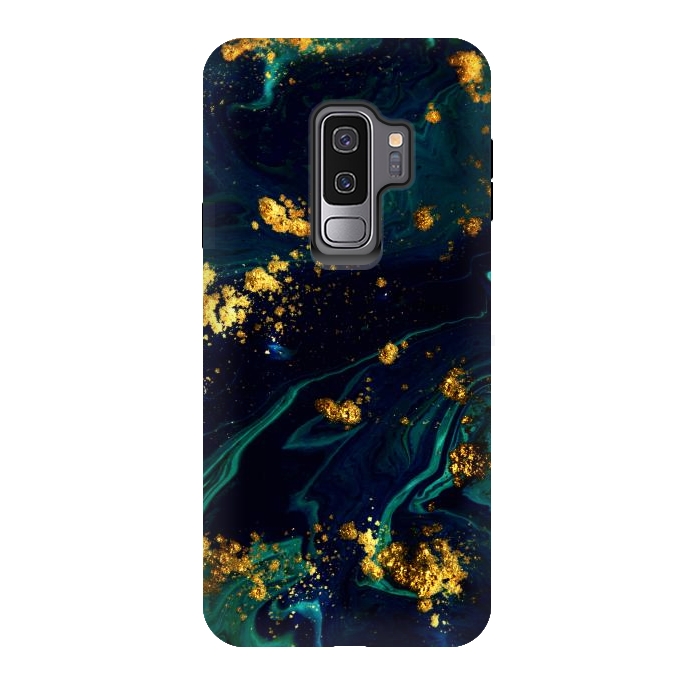Galaxy S9 plus StrongFit Golden Sparks In The Sea by ArtsCase