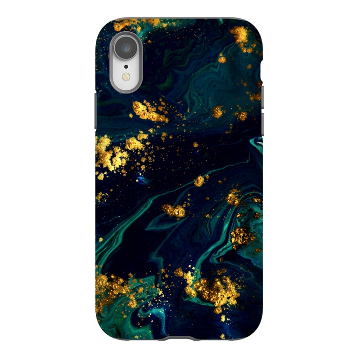 iPhone Xr StrongFit Golden Sparks In The Sea by ArtsCase