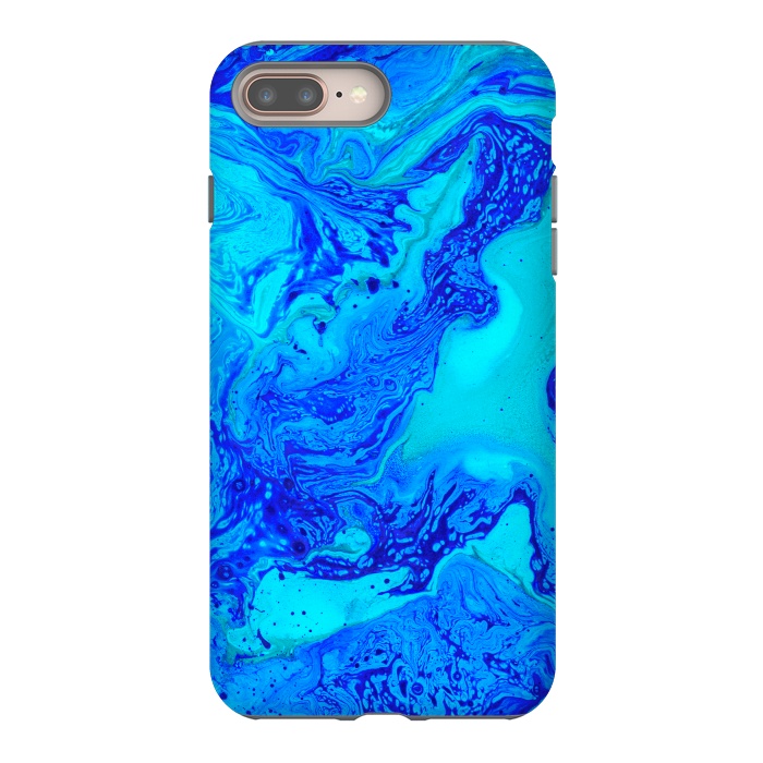 iPhone 7 plus StrongFit Liquids In Blue Gradient by ArtsCase