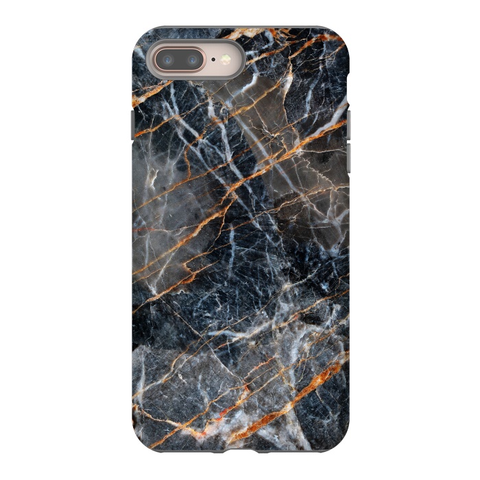 iPhone 7 plus StrongFit Marble Gray Stone by ArtsCase