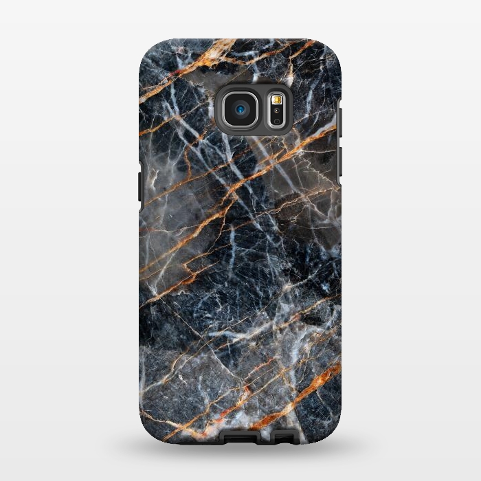 Galaxy S7 EDGE StrongFit Marble Gray Stone by ArtsCase