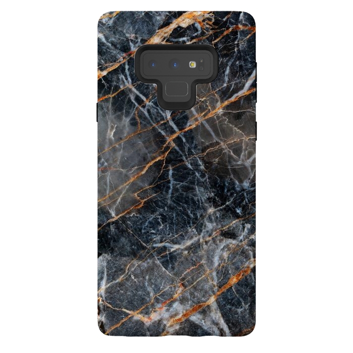 Galaxy Note 9 StrongFit Marble Gray Stone by ArtsCase