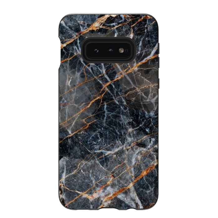 Galaxy S10e StrongFit Marble Gray Stone by ArtsCase