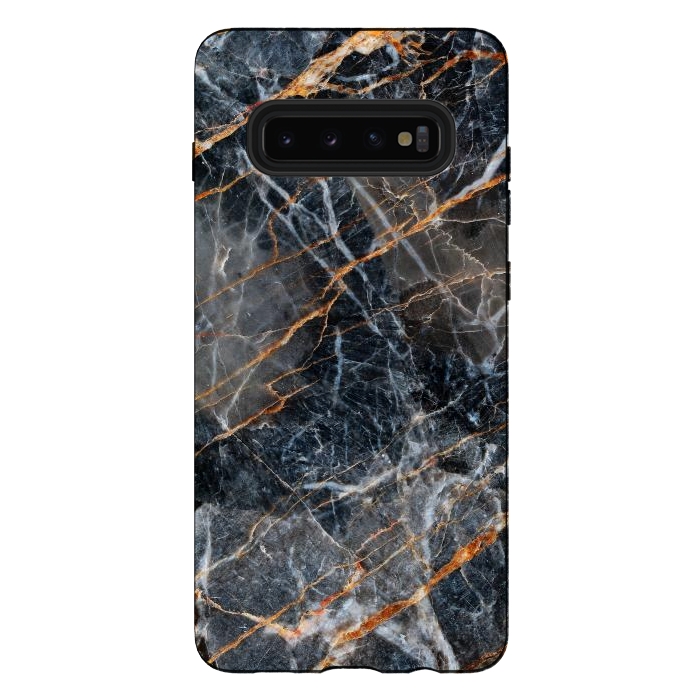 Galaxy S10 plus StrongFit Marble Gray Stone by ArtsCase