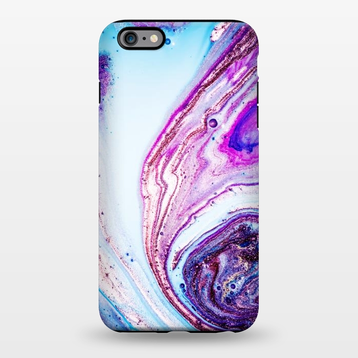 iPhone 6/6s plus StrongFit Watercolors In Blue And Purple  by ArtsCase