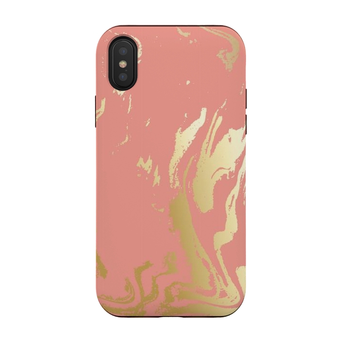 iPhone Xs / X StrongFit Liquid In Melon  by ArtsCase