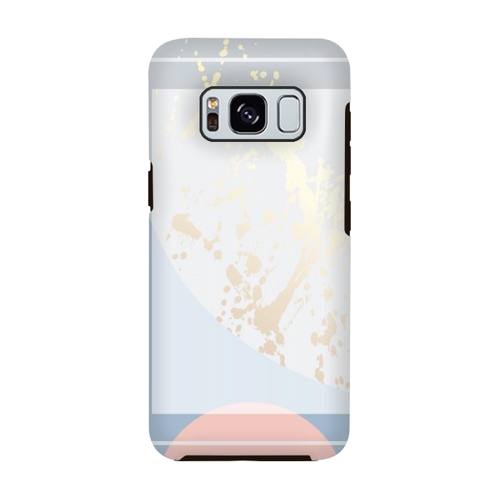 Galaxy S8 StrongFit Pastel Colors In Marbling by ArtsCase