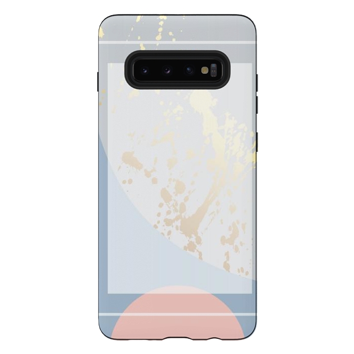 Galaxy S10 plus StrongFit Pastel Colors In Marbling by ArtsCase
