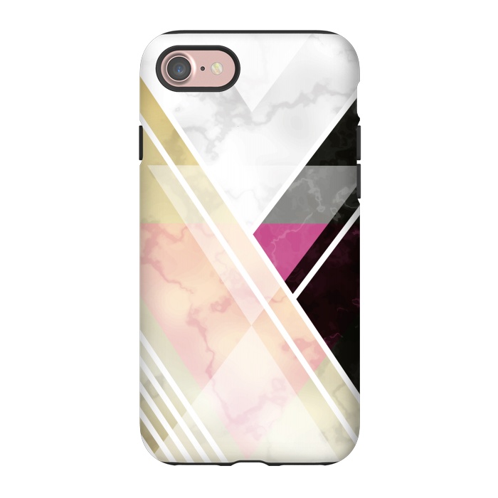 iPhone 7 StrongFit Superposition Of Lines In Marble by ArtsCase