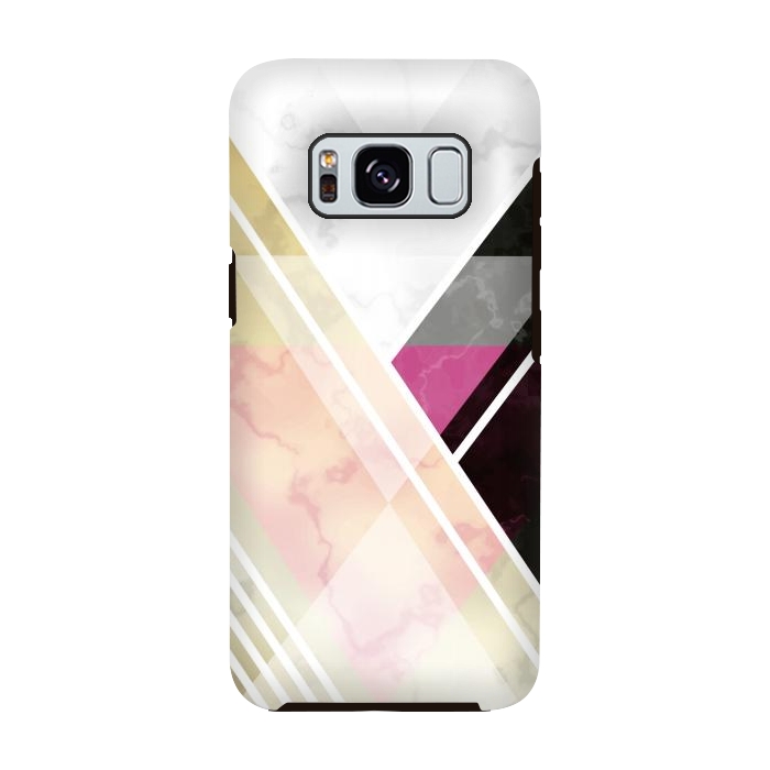 Galaxy S8 StrongFit Superposition Of Lines In Marble by ArtsCase