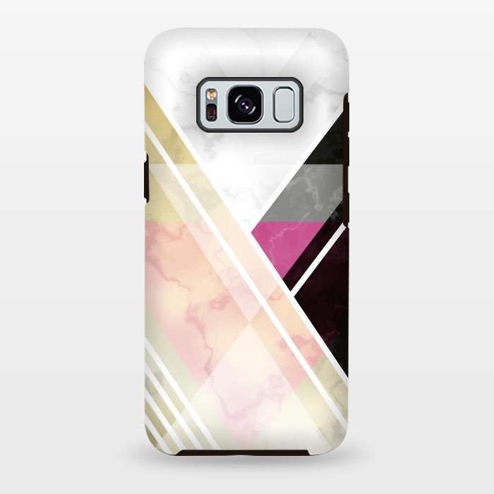 Galaxy S8 plus StrongFit Superposition Of Lines In Marble by ArtsCase