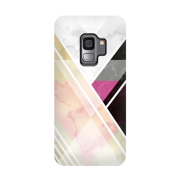 Galaxy S9 StrongFit Superposition Of Lines In Marble by ArtsCase