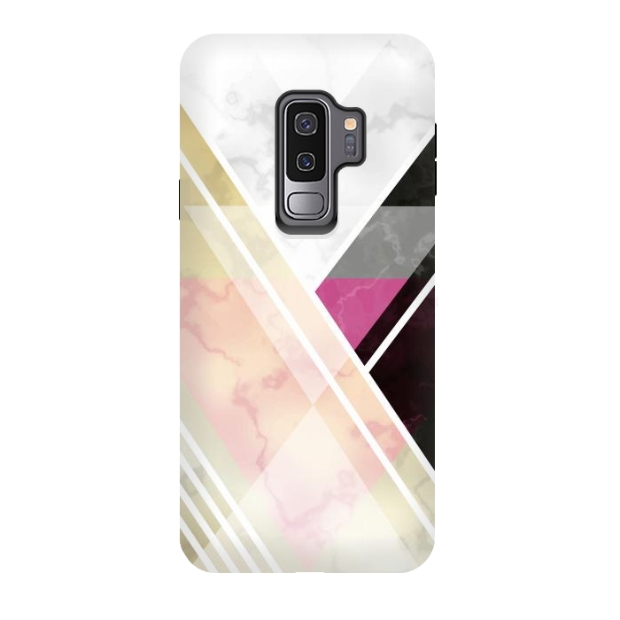 Galaxy S9 plus StrongFit Superposition Of Lines In Marble by ArtsCase