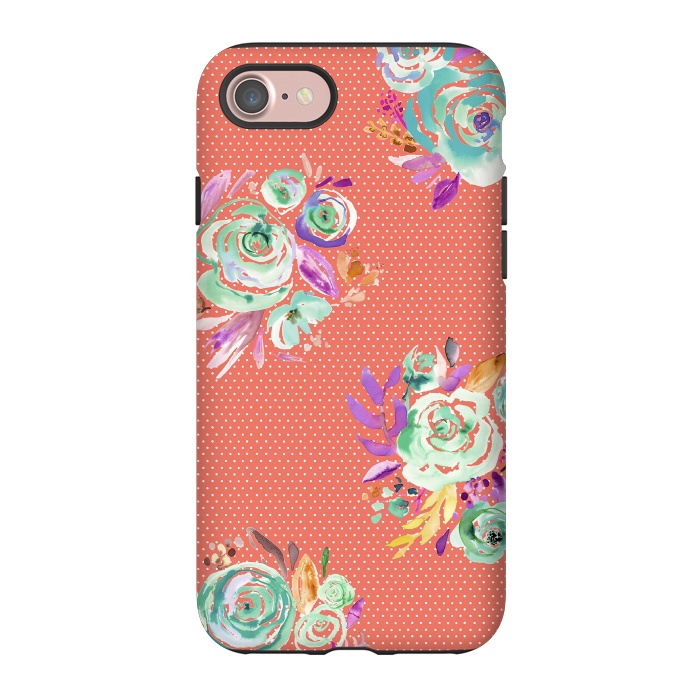 iPhone 7 StrongFit Red Sweet Roses Bouquet by Ninola Design