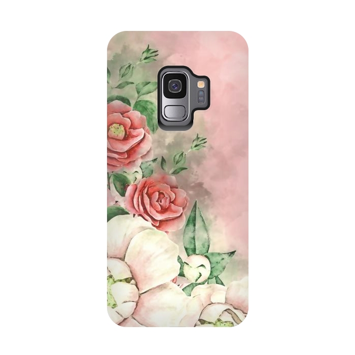 Galaxy S9 StrongFit Queen Rose by Creativeaxle