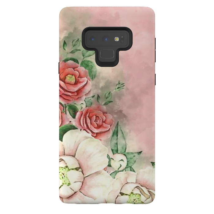 Galaxy Note 9 StrongFit Queen Rose by Creativeaxle