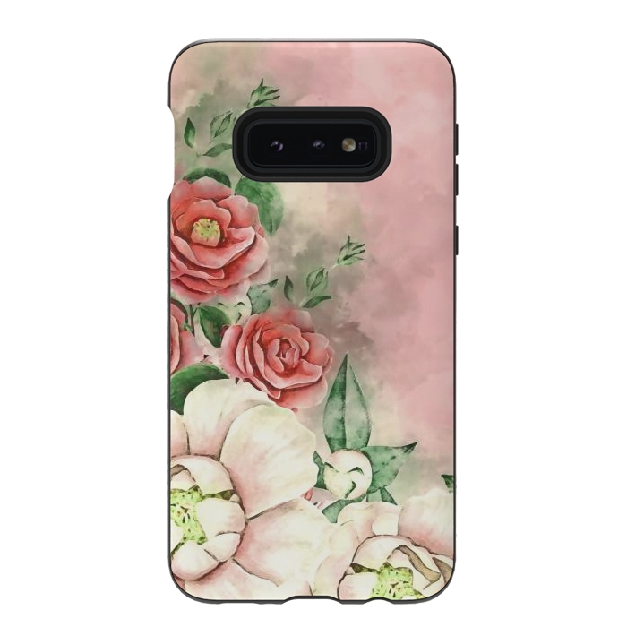 Galaxy S10e StrongFit Queen Rose by Creativeaxle