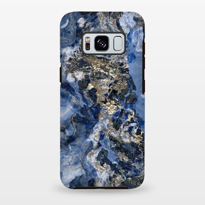 Galaxy S8 plus StrongFit Glamorous Blue Mineral by Andrea Haase