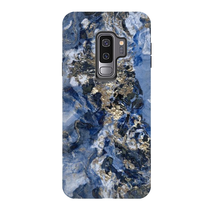 Galaxy S9 plus StrongFit Glamorous Blue Mineral by Andrea Haase