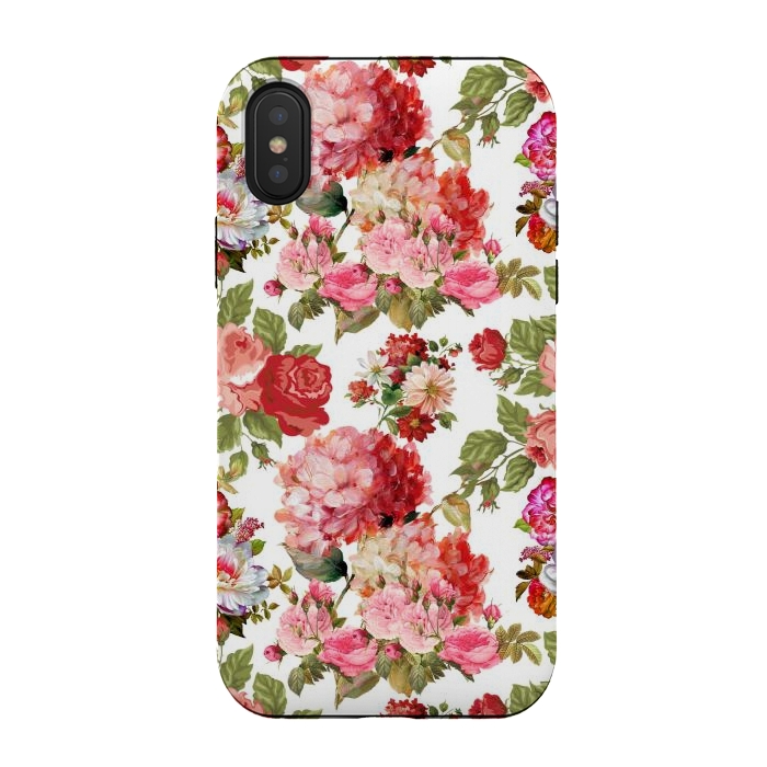 iPhone Xs / X StrongFit beautiful roses by TMSarts