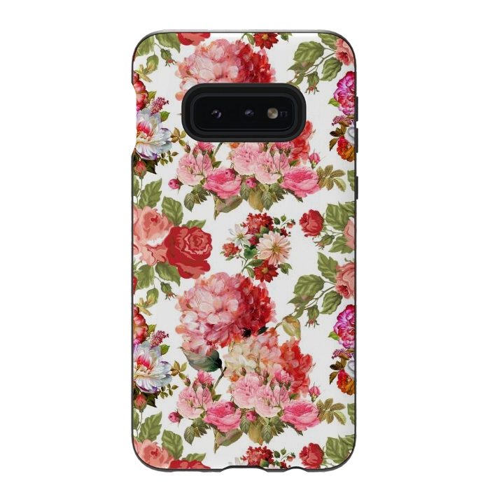 Galaxy S10e StrongFit beautiful roses by TMSarts