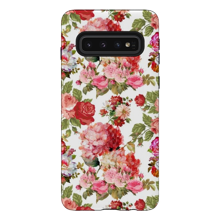 Galaxy S10 StrongFit beautiful roses by TMSarts