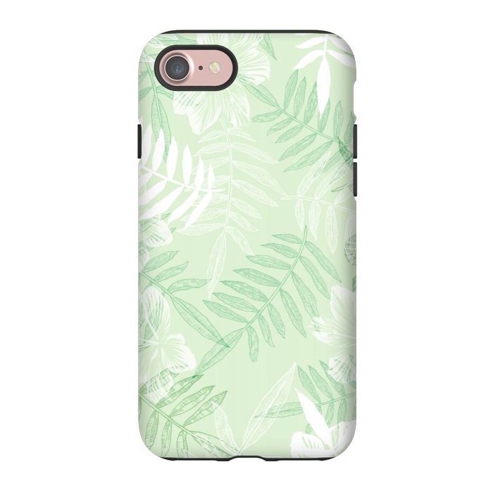iPhone 7 StrongFit tropical Green  by Rose Halsey