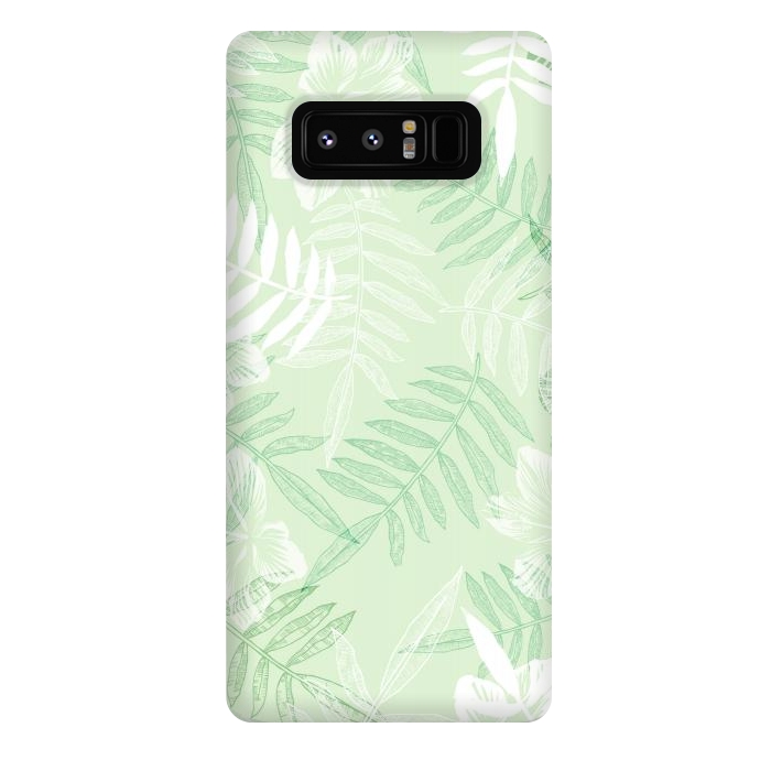 Galaxy Note 8 StrongFit tropical Green  by Rose Halsey