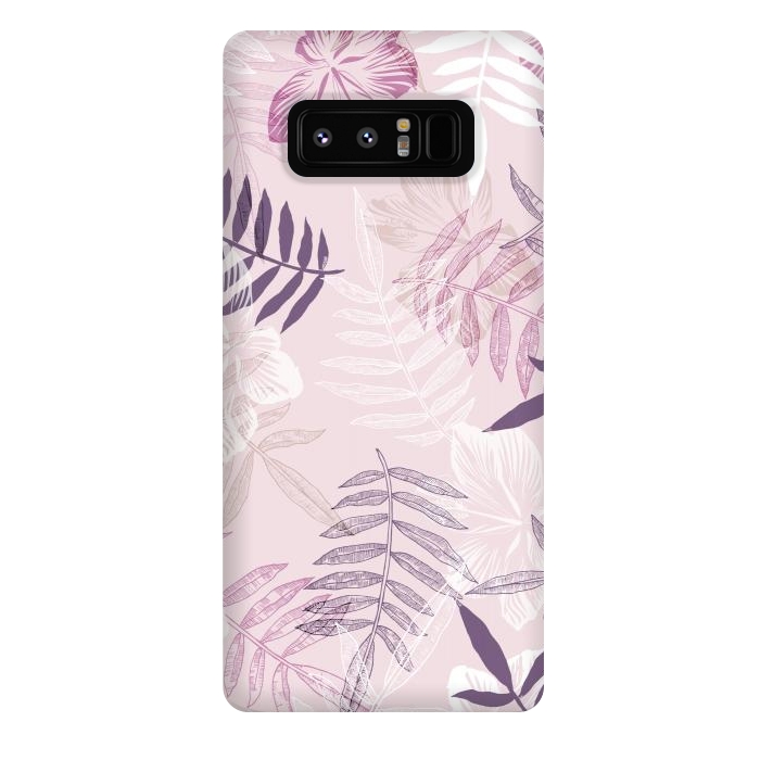 Galaxy Note 8 StrongFit Tropical Pink Dreams by Rose Halsey
