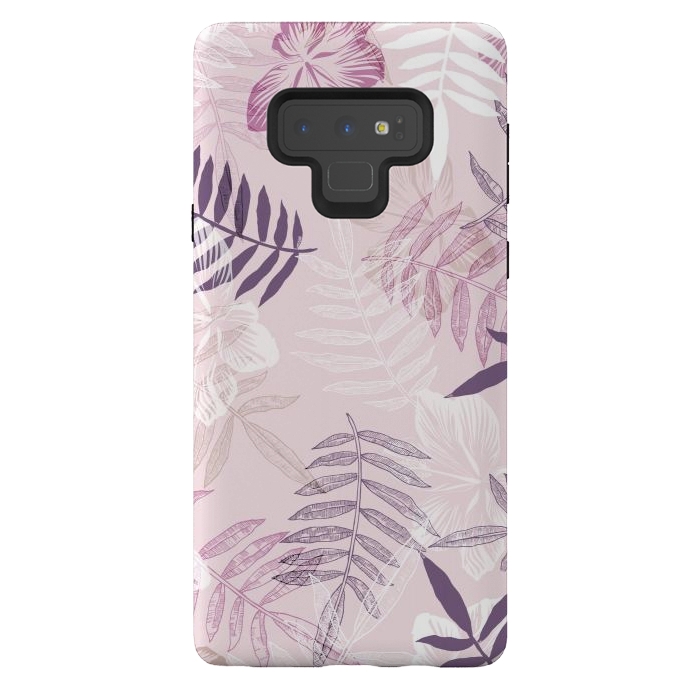 Galaxy Note 9 StrongFit Tropical Pink Dreams by Rose Halsey