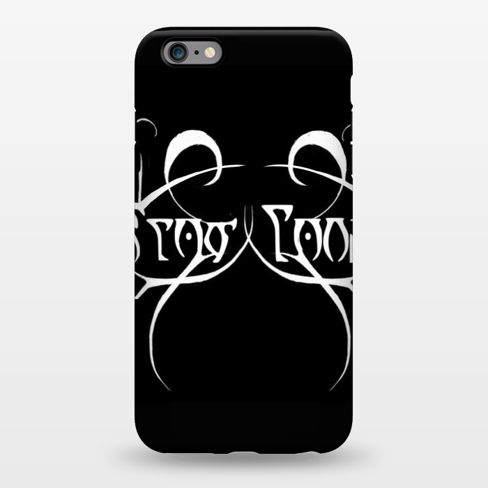 iPhone 6/6s plus StrongFit Slow Love metallica font design black metal by Josie