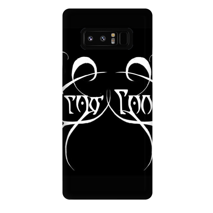 Galaxy Note 8 StrongFit Slow Love metallica font design black metal by Josie